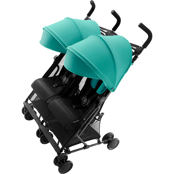 Britax Holiday Double Aqua Green unfolded